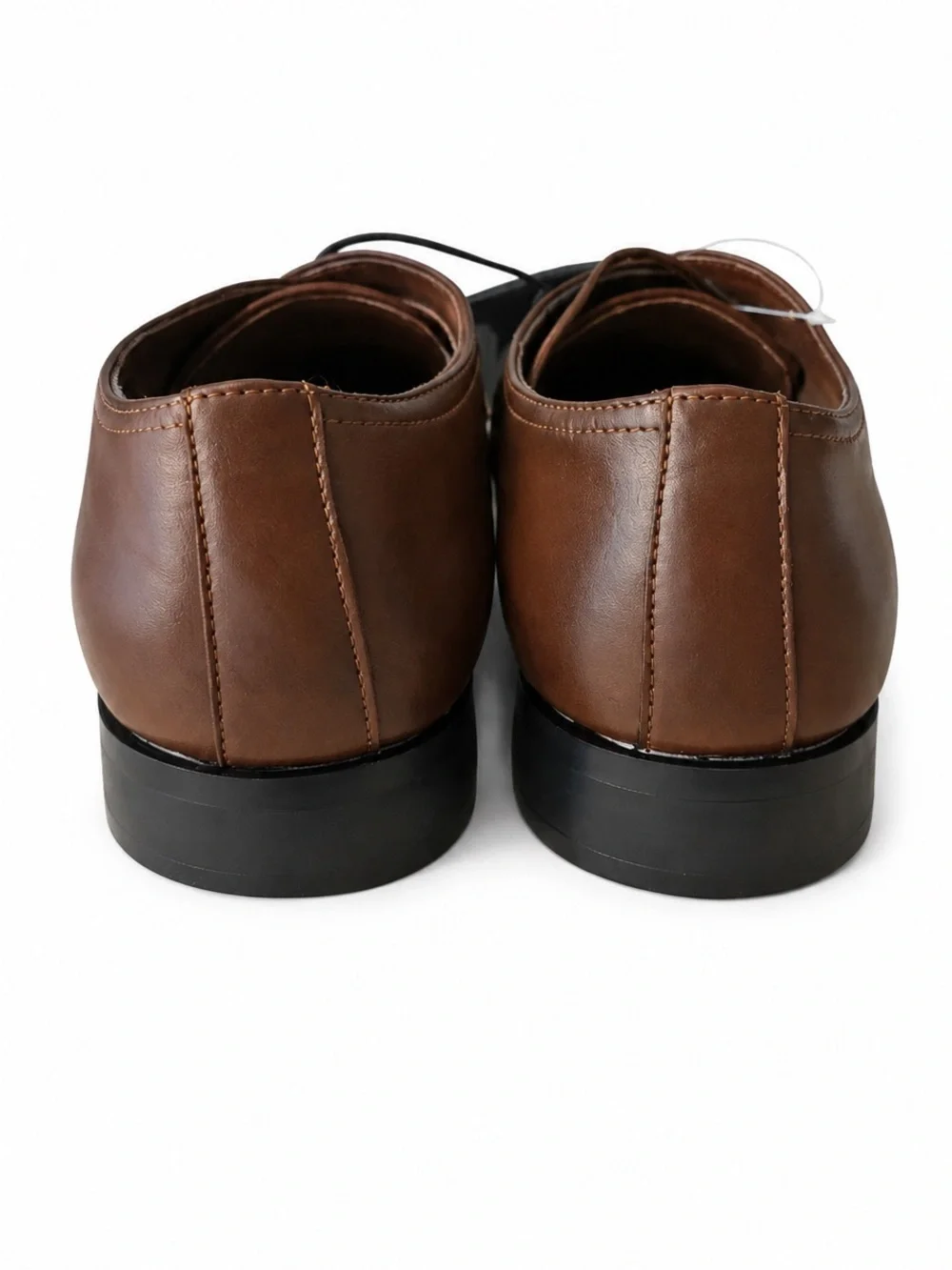 Tahari Nathan Cognac Leather Cap Toe Oxford Shoes Men’s 10 NWT